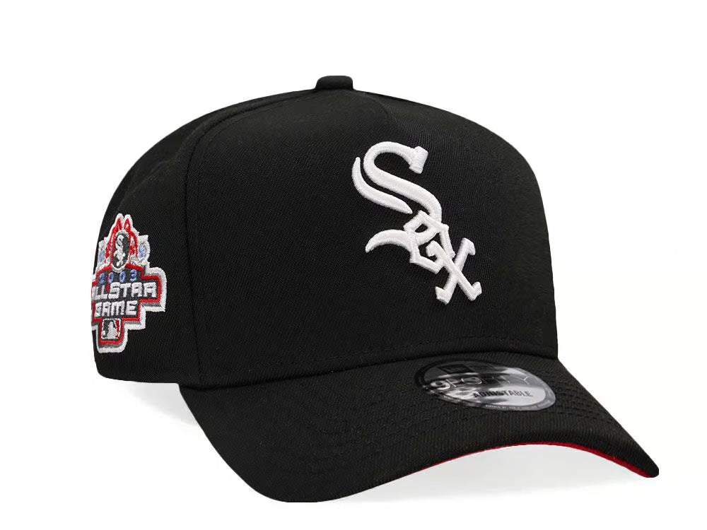 New Era Chicago White Sox All Star Game 2003 Black Red Edition 9Forty A Frame Snapback Cap