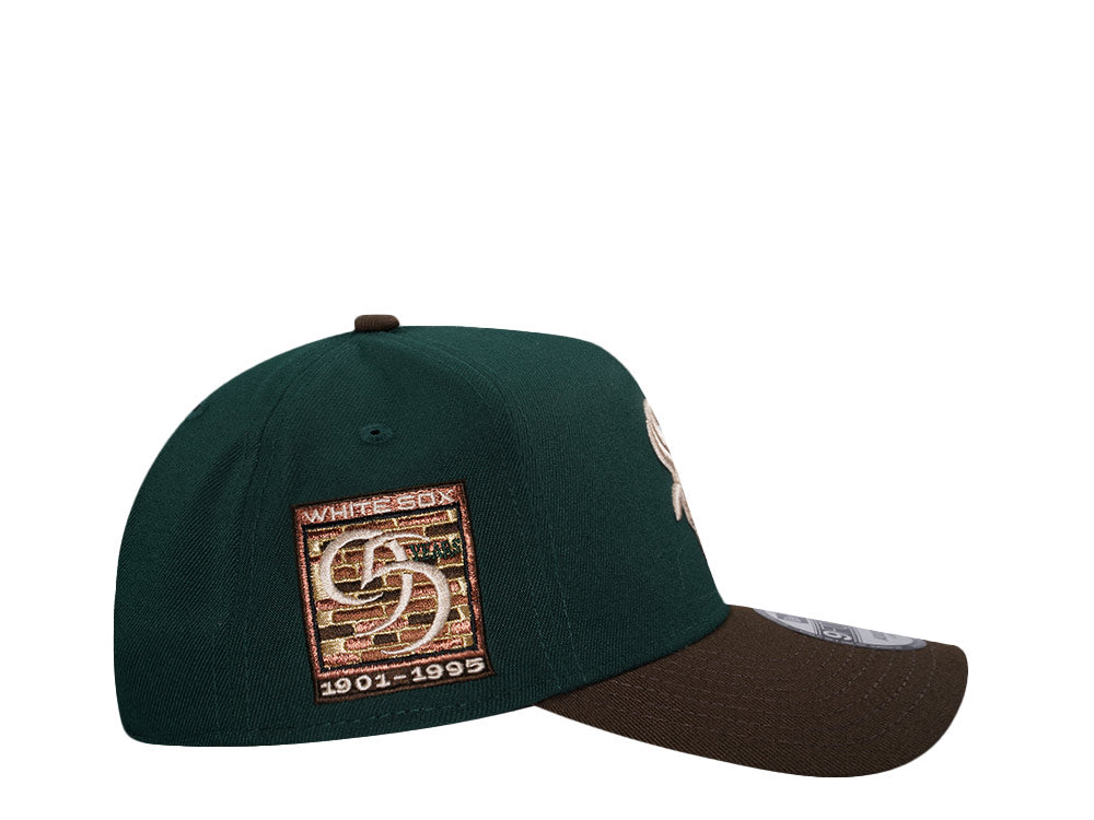 New Era Chicago White Sox 95 Years Dark Green Two Tone 9Forty A Frame Snapback Cap