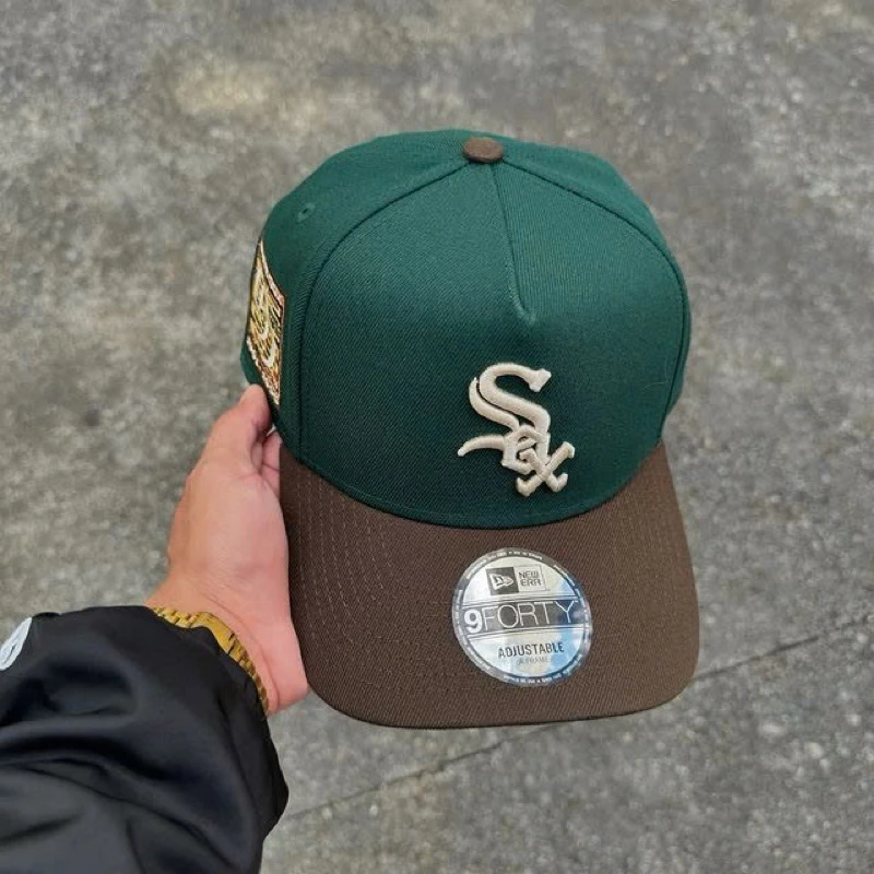 New Era Chicago White Sox 95 Years Dark Green Two Tone 9Forty A Frame Snapback Cap
